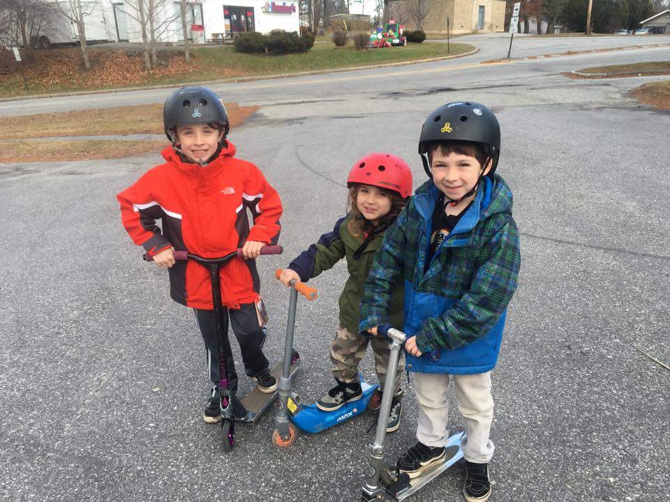 young skaters